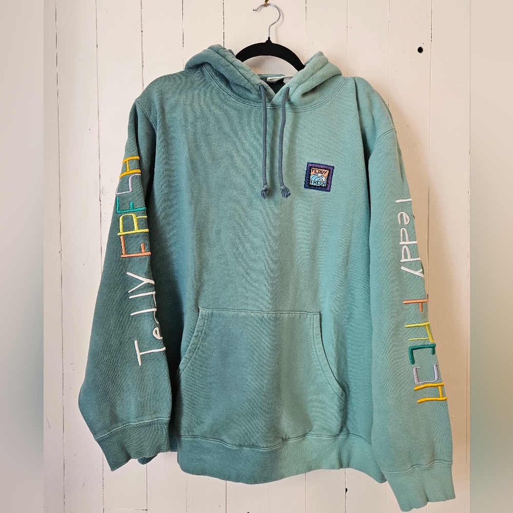 Teddy Fresh Wavy Dip Dye Hoodie - Blue - L